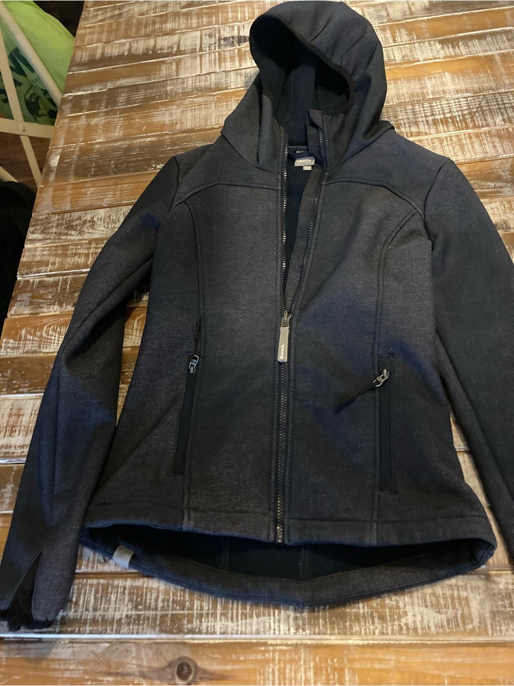 Bench Women's Black Hooded Jacket